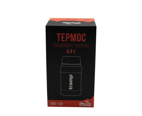 Термос Tramp с широким горлом в чехле 0.8 л Olive (UTRC-132-olive), изображение 11 Термос Tramp с широким горлом в чехле 0.8 л Olive (UTRC-132-olive), изображение 11