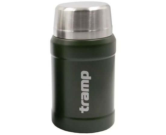 Термос Tramp с широким горлом в чехле 0.8 л Olive (UTRC-132-olive), изображение 2 Термос Tramp с широким горлом в чехле 0.8 л Olive (UTRC-132-olive), изображение 2