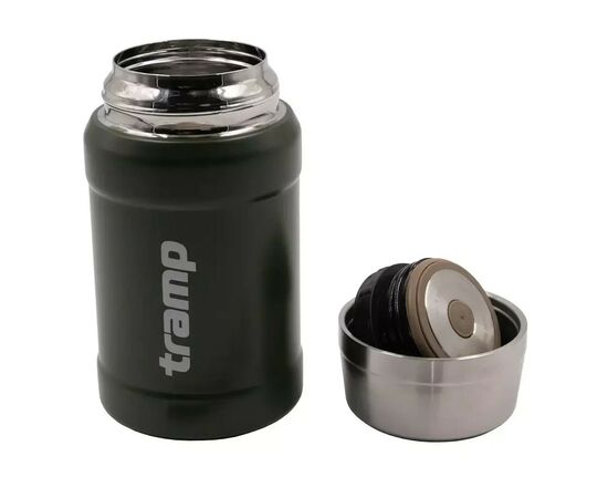 Термос Tramp с широким горлом в чехле 0.8 л Olive (UTRC-132-olive), изображение 4 Термос Tramp с широким горлом в чехле 0.8 л Olive (UTRC-132-olive), изображение 4
