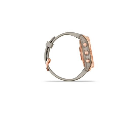 Смарт-годинник Garmin fenix 7S Sol,Rose Gold w/Light Sand Band, GPS (010-02539-11), зображення 5