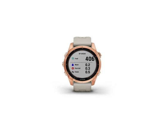 Смарт-годинник Garmin fenix 7S Sol,Rose Gold w/Light Sand Band, GPS (010-02539-11), зображення 8