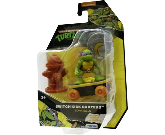 Игровой набор Funrise TMNT Черепашки-ниндзя классические Скейтбордист с лаунчером Донателло (71042), изображение 2 Игровой набор Funrise TMNT Черепашки-ниндзя классические Скейтбордист с лаунчером Донателло (71042), изображение 2