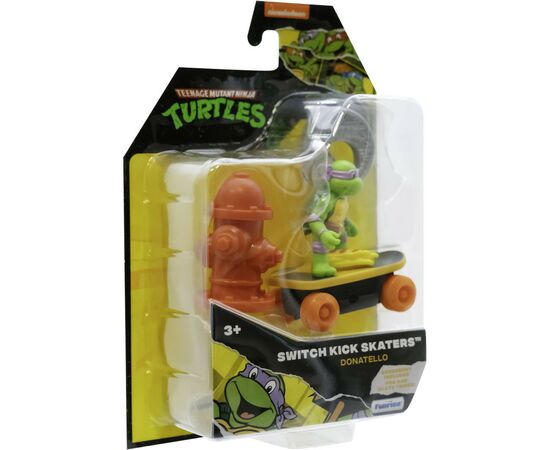 Игровой набор Funrise TMNT Черепашки-ниндзя классические Скейтбордист с лаунчером Донателло (71042), изображение 3 Игровой набор Funrise TMNT Черепашки-ниндзя классические Скейтбордист с лаунчером Донателло (71042), изображение 3