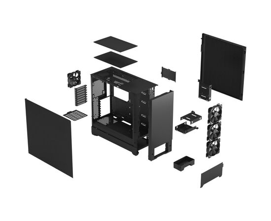 Корпус Fractal Design Pop XL Silent Black Solid (FD-C-POS1X-01), изображение 12 Корпус Fractal Design Pop XL Silent Black Solid (FD-C-POS1X-01), изображение 12