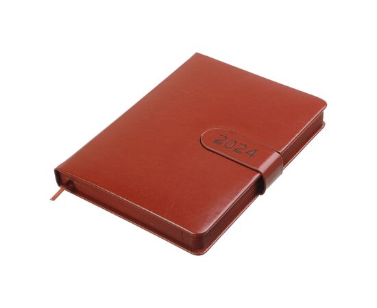 Еженедельник Buromax датированный 2024 SOLAR, А5 коричневый (BM.2125-25), изображение 2