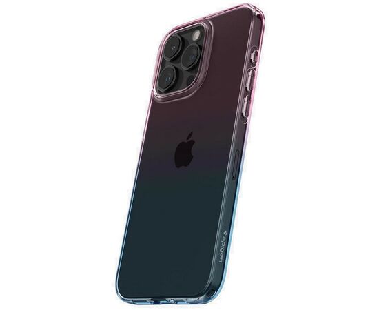 Чехол для мобильного телефона Spigen Apple iPhone 15 Pro Liquid Crystal Gradation Pink (ACS06700), изображение 3 Чехол для мобильного телефона Spigen Apple iPhone 15 Pro Liquid Crystal Gradation Pink (ACS06700), изображение 3