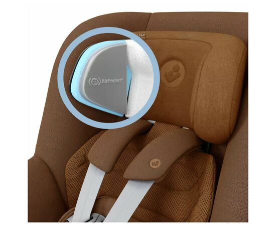 Автокресло Maxi-Cosi Pearl 360 Pro (Authentic Cognac) (8053650110), изображение 2 Автокресло Maxi-Cosi Pearl 360 Pro (Authentic Cognac) (8053650110), изображение 2