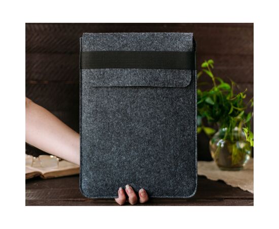 Чехол для ноутбука Gmakin 15 Macbook Pro, Envelope, Gray (GM71-15), изображение 10 Чехол для ноутбука Gmakin 15 Macbook Pro, Envelope, Gray (GM71-15), изображение 10