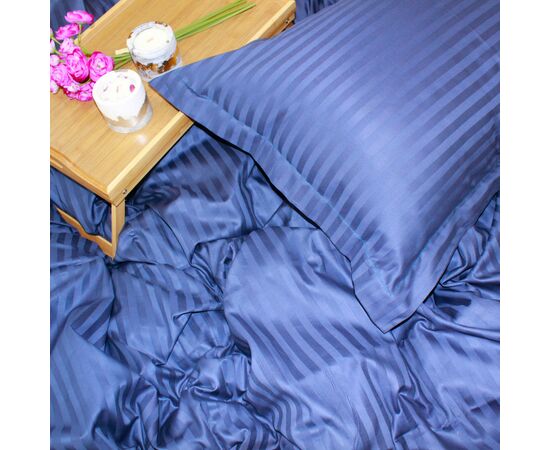 Постельное белье MirSon Satin Stripe 30-0020SmokyBlue 160х220 Семейный (2200005255384), изображение 6 Постельное белье MirSon Satin Stripe 30-0020SmokyBlue 160х220 Семейный (2200005255384), изображение 6
