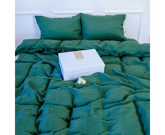 Постельное белье MirSon Лен Green Apple 110х140 (2200005370674), изображение 12