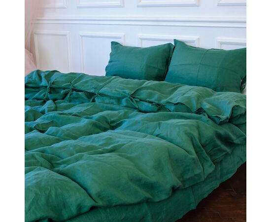 Постельное белье MirSon Лен Green Apple 110х140 (2200005370674), изображение 9