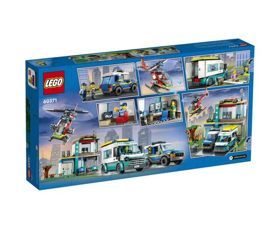 Конструктор LEGO City Центр управления спасательным транспортом 706 деталей (60371), изображение 12 Конструктор LEGO City Центр управления спасательным транспортом 706 деталей (60371), изображение 12