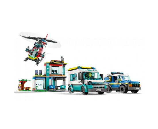 Конструктор LEGO City Центр управления спасательным транспортом 706 деталей (60371), изображение 4 Конструктор LEGO City Центр управления спасательным транспортом 706 деталей (60371), изображение 4