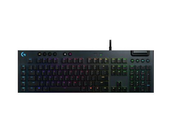 Клавиатура Logitech G815 Lightsync RGB Mechanical GL Tactile USB UA Black (920-008992), изображение 2 Клавиатура Logitech G815 Lightsync RGB Mechanical GL Tactile USB UA Black (920-008992), изображение 2