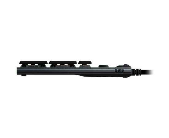 Клавиатура Logitech G815 Lightsync RGB Mechanical GL Tactile USB UA Black (920-008992), изображение 5 Клавиатура Logitech G815 Lightsync RGB Mechanical GL Tactile USB UA Black (920-008992), изображение 5