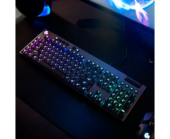 Клавиатура Logitech G815 Lightsync RGB Mechanical GL Tactile USB UA Black (920-008992), изображение 8 Клавиатура Logitech G815 Lightsync RGB Mechanical GL Tactile USB UA Black (920-008992), изображение 8