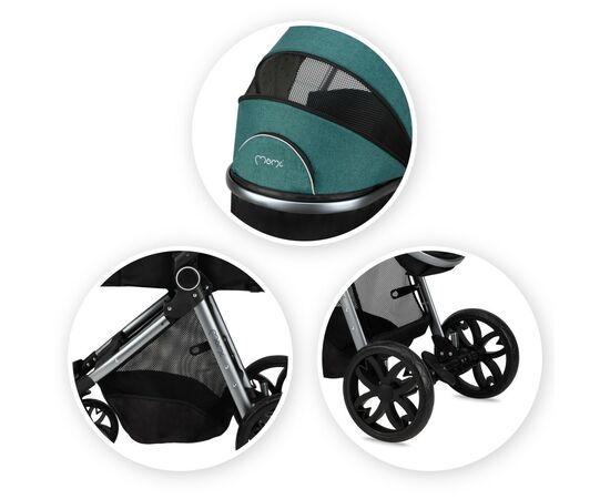 Коляска MoMi 2 в 1 Limuru Green (WOSP00028), изображение 10 Коляска MoMi 2 в 1 Limuru Green (WOSP00028), изображение 10