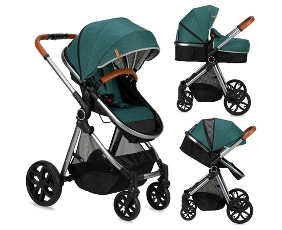 Коляска MoMi 2 в 1 Limuru Green (WOSP00028), изображение 3 Коляска MoMi 2 в 1 Limuru Green (WOSP00028), изображение 3