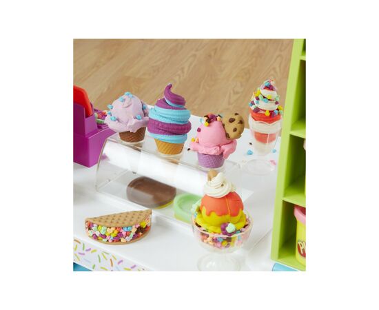 Набор для творчества Hasbro Play-Doh Мега набор: машинка с мороженым (F1039), изображение 11 Набор для творчества Hasbro Play-Doh Мега набор: машинка с мороженым (F1039), изображение 11