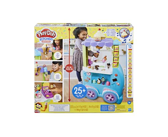 Набір для творчості Hasbro Play-Doh Мега набір: машинка з морозивом (F1039)