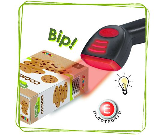 Игровой набор Smoby Интерактивный супермаркет Фреш с корзиной и сканером со световыми и звуковыми эффектами (350233), изображение 10 Игровой набор Smoby Интерактивный супермаркет Фреш с корзиной и сканером со световыми и звуковыми эффектами (350233), изображение 10