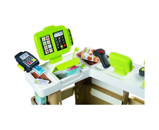 Игровой набор Smoby Интерактивный супермаркет Фреш с корзиной и сканером со световыми и звуковыми эффектами (350233), изображение 11 Игровой набор Smoby Интерактивный супермаркет Фреш с корзиной и сканером со световыми и звуковыми эффектами (350233), изображение 11