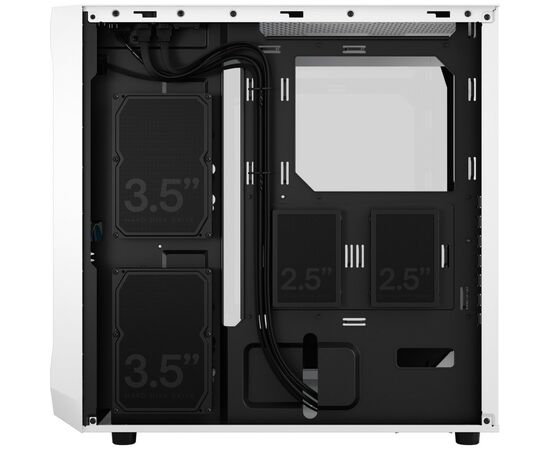 Корпус Fractal Design Focus 2 RGB White TG ClearTint (FD-C-FOC2A-04), изображение 11 Корпус Fractal Design Focus 2 RGB White TG ClearTint (FD-C-FOC2A-04), изображение 11
