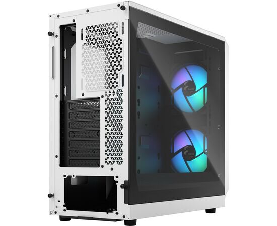 Корпус Fractal Design Focus 2 RGB White TG ClearTint (FD-C-FOC2A-04), изображение 4 Корпус Fractal Design Focus 2 RGB White TG ClearTint (FD-C-FOC2A-04), изображение 4