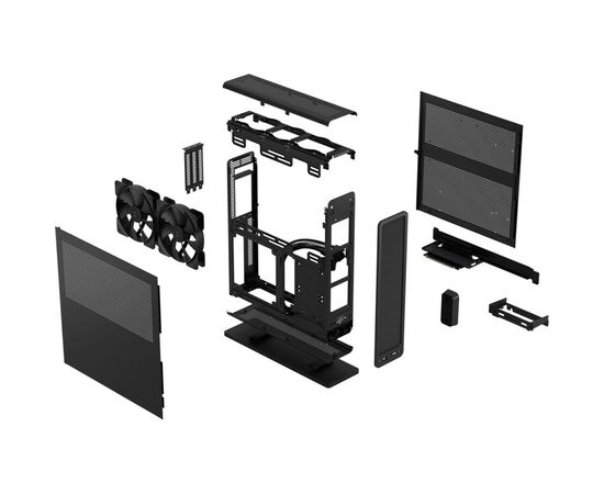 Корпус Fractal Design Ridge Black mITX PCIe 4.0 (FD-C-RID1N-11), изображение 12 Корпус Fractal Design Ridge Black mITX PCIe 4.0 (FD-C-RID1N-11), изображение 12