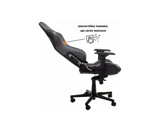 Кресло игровое GT Racer X-8005 Dark Gray/Black, изображение 4 Кресло игровое GT Racer X-8005 Dark Gray/Black, изображение 4
