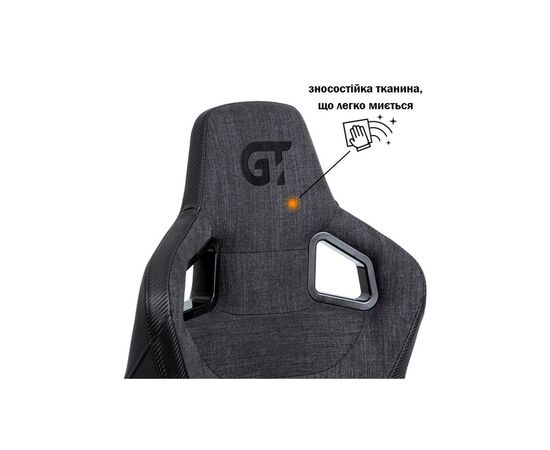 Кресло игровое GT Racer X-8005 Dark Gray/Black, изображение 6 Кресло игровое GT Racer X-8005 Dark Gray/Black, изображение 6
