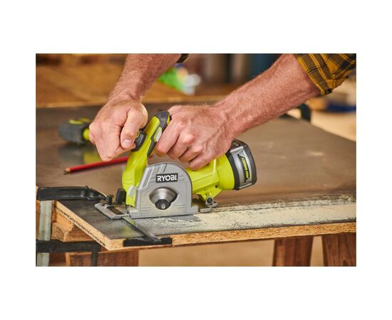 Дисковая пила Ryobi R18MMS-0, 18В ONE+, диск 85мм (без АКБ та ЗП) (5133004515), изображение 4