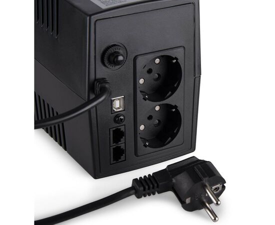 Источник бесперебойного питания Vinga LCD 800VA plastic case with USB (VPC-800PU), изображение 10 Источник бесперебойного питания Vinga LCD 800VA plastic case with USB (VPC-800PU), изображение 10