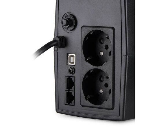 Источник бесперебойного питания Vinga LCD 800VA plastic case with USB (VPC-800PU), изображение 8 Источник бесперебойного питания Vinga LCD 800VA plastic case with USB (VPC-800PU), изображение 8