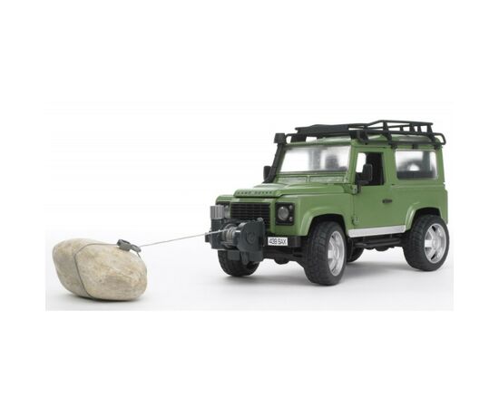 Спецтехника Bruder джип Land Rover Defender М1:16 (02590), изображение 11