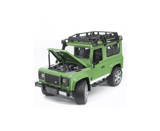 Спецтехника Bruder джип Land Rover Defender М1:16 (02590), изображение 8