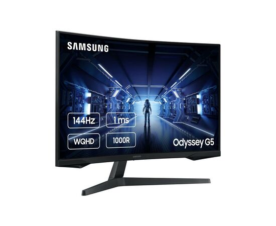 Монитор Samsung Odyssey G5 LC27G55T Black (LC27G55TQWIXCI), изображение 2 Монитор Samsung Odyssey G5 LC27G55T Black (LC27G55TQWIXCI), изображение 2