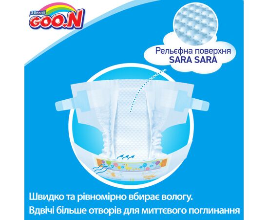 Подгузник GOO.N для маловесных новорожденных 5S до 1 кг 30 шт (753863), изображение 5 Подгузник GOO.N для маловесных новорожденных 5S до 1 кг 30 шт (753863), изображение 5