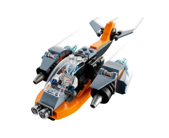 Конструктор LEGO Creator Кібердрон 113 деталей (31111), зображення 3 Конструктор LEGO Creator Кібердрон 113 деталей (31111), зображення 3