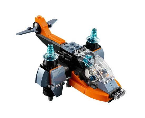 Конструктор LEGO Creator Кібердрон 113 деталей (31111), зображення 8 Конструктор LEGO Creator Кібердрон 113 деталей (31111), зображення 8