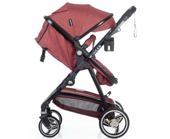 Коляска BabyHit Winger - Red трансформер (73644), изображение 4 Коляска BabyHit Winger - Red трансформер (73644), изображение 4