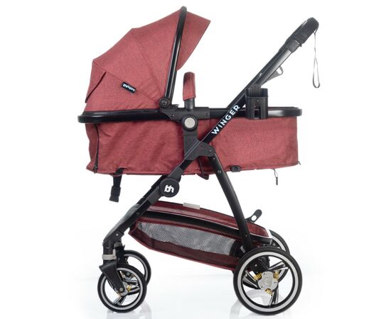 Коляска BabyHit Winger - Red трансформер (73644), изображение 5 Коляска BabyHit Winger - Red трансформер (73644), изображение 5