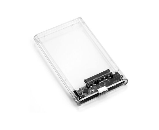 Карман внешний Dynamode 2.5" SATA HDD/SSD USB 3.0 Transparent (DM-CAD-25316), изображение 3 Карман внешний Dynamode 2.5" SATA HDD/SSD USB 3.0 Transparent (DM-CAD-25316), изображение 3