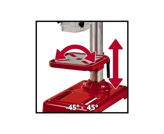 Сверлильный станок Einhell TC-BD 450, 450Вт, 600-2650об/мин, патрон 1.5-13мм (4520592), изображение 7 Сверлильный станок Einhell TC-BD 450, 450Вт, 600-2650об/мин, патрон 1.5-13мм (4520592), изображение 7