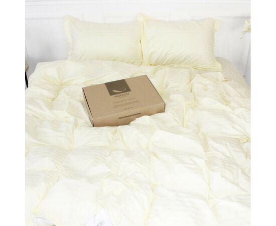 Постельное белье MirSon Satin Stripe 30-0002SoftYellow 160х220 Семейный (2200005247815), изображение 5