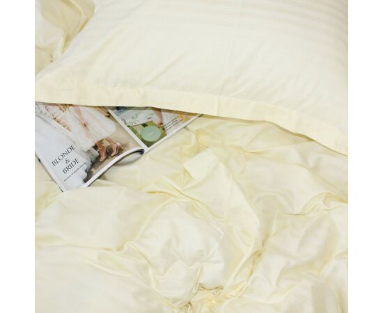 Постельное белье MirSon Satin Stripe 30-0002SoftYellow 160х220 Семейный (2200005247815), изображение 6