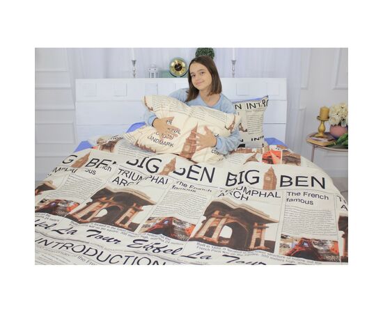 Постельное белье MirSon Бязь Ranforce Elite 17-0536 Big Ben 2х160х220 (2200004733296), изображение 2