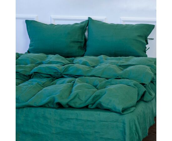 Постельное белье MirSon Лен Green Apple 160х220 (2200005370797), изображение 11