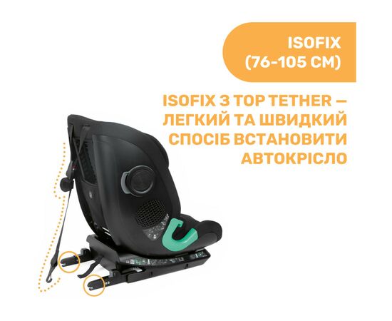 Автокресло Chicco MySeat i-Size Air Черное (79873.72), изображение 3 Автокресло Chicco MySeat i-Size Air Черное (79873.72), изображение 3