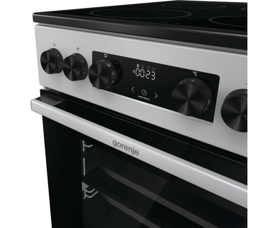Плита Gorenje GEC5C41SG електрична склокерамічна, 70л, 50x60см, дисплей, прог (GEC5C41SG), изображение 4 Плита Gorenje GEC5C41SG електрична склокерамічна, 70л, 50x60см, дисплей, прог (GEC5C41SG), изображение 4
